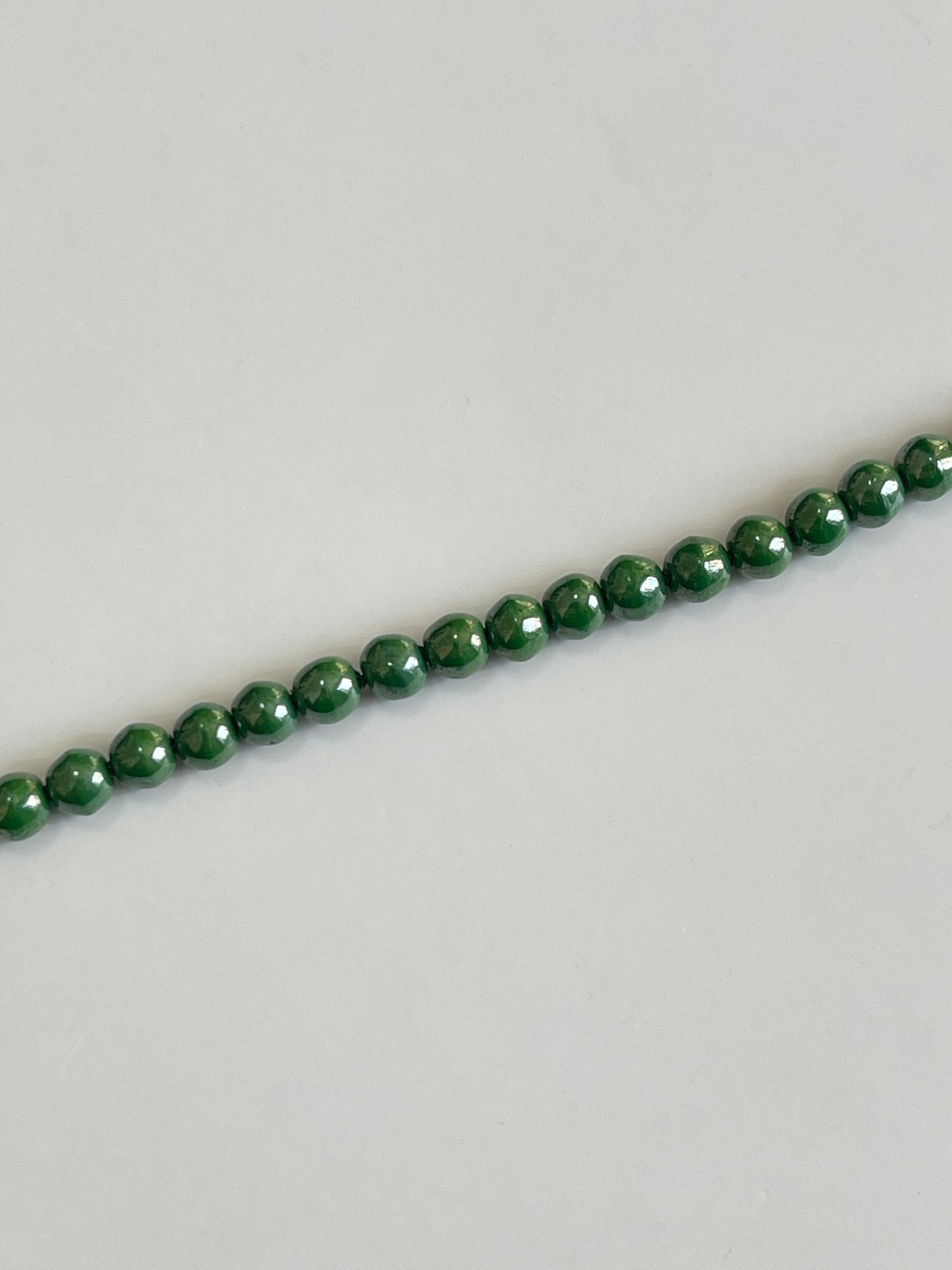 Vintage beads bracelet -Green-