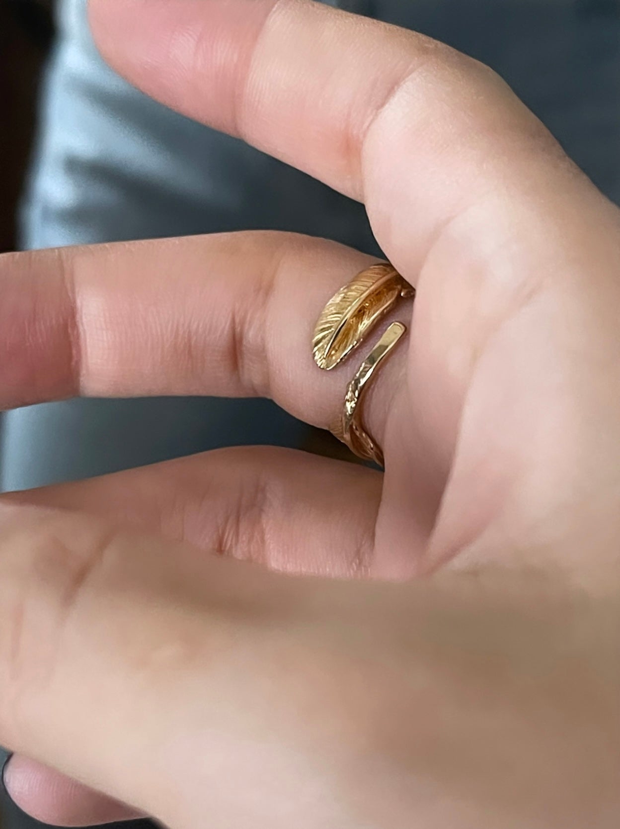 Eagle feather ring