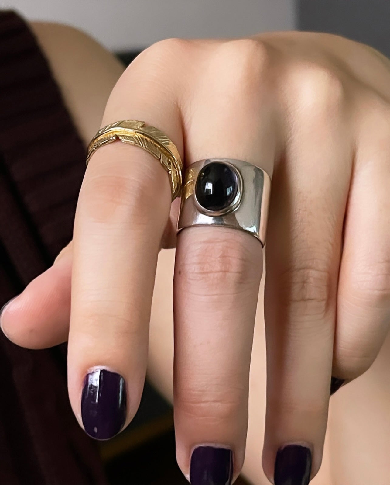 Eagle feather ring