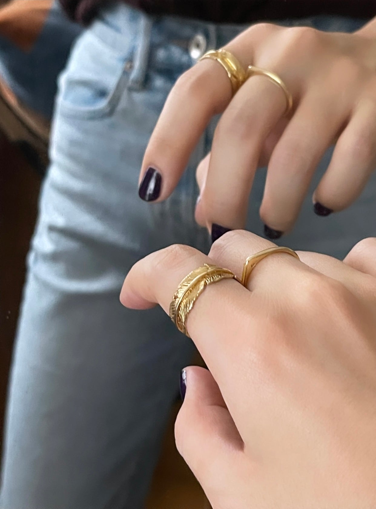 Eagle feather ring