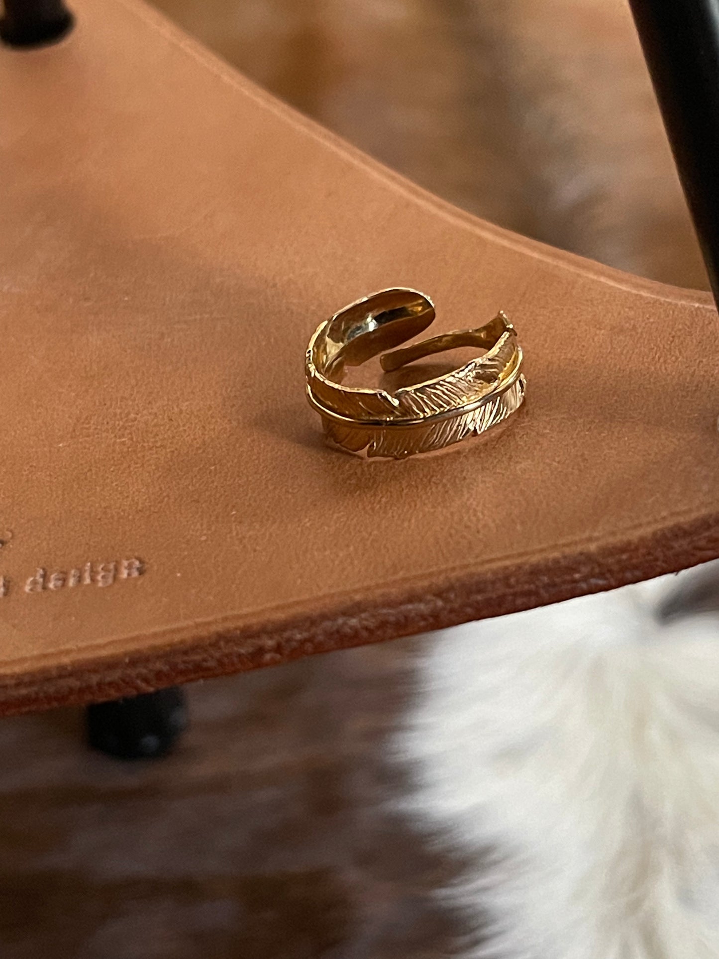Eagle feather ring