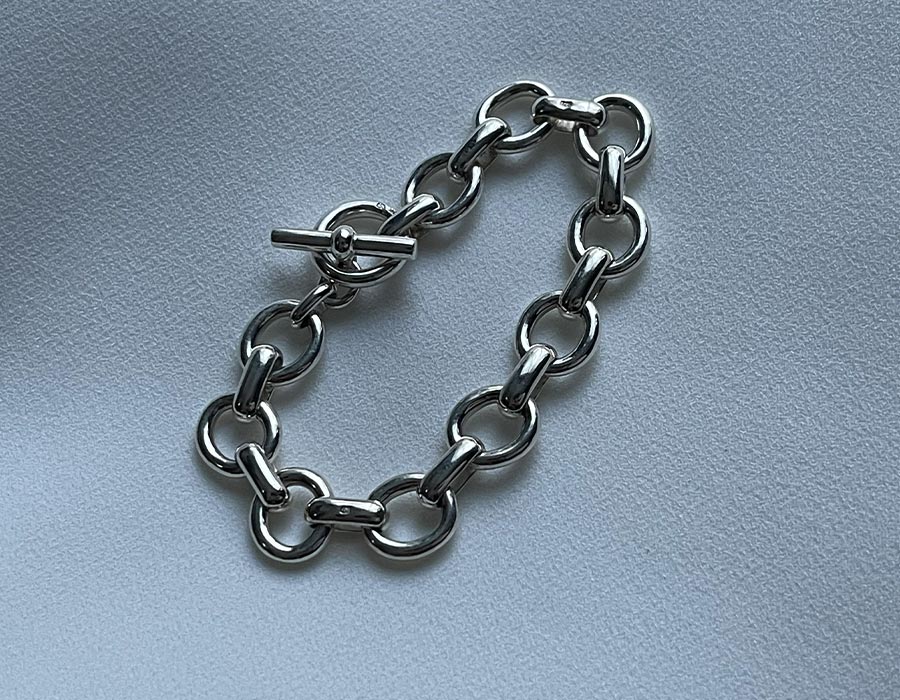 Chunky oval bracelet