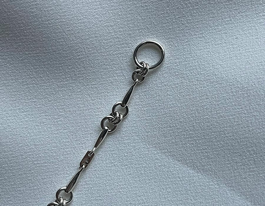 Pin-chain bracelet