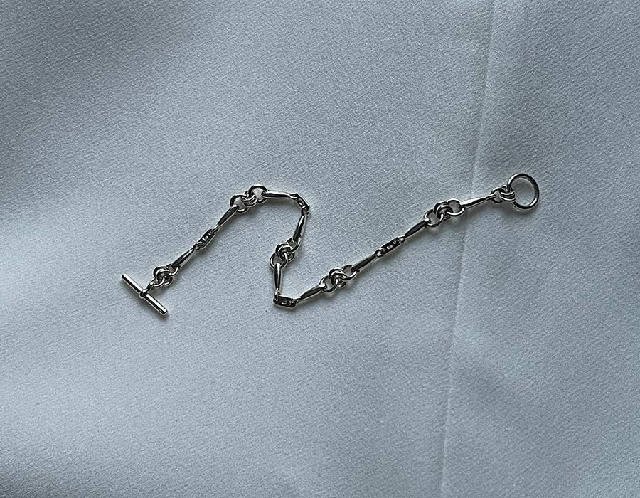 Pin-chain bracelet