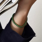 Vintage beads bracelet -Green-