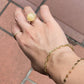 Sphere gemstone ring [M]