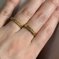 Birthstone reeding ring