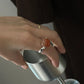 Sphere gemstone ring [M]