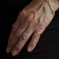 Square rimmed pinky ring