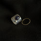 Iolite wide ring