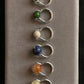 Sphere gemstone ring [M]