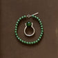 Vintage beads bracelet -Green-