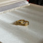 Square rimmed pinky ring