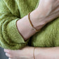 Vintage beads bracelet -Beige-