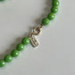Vintage beads bracelet -Light Green-
