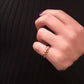Twist dome ring