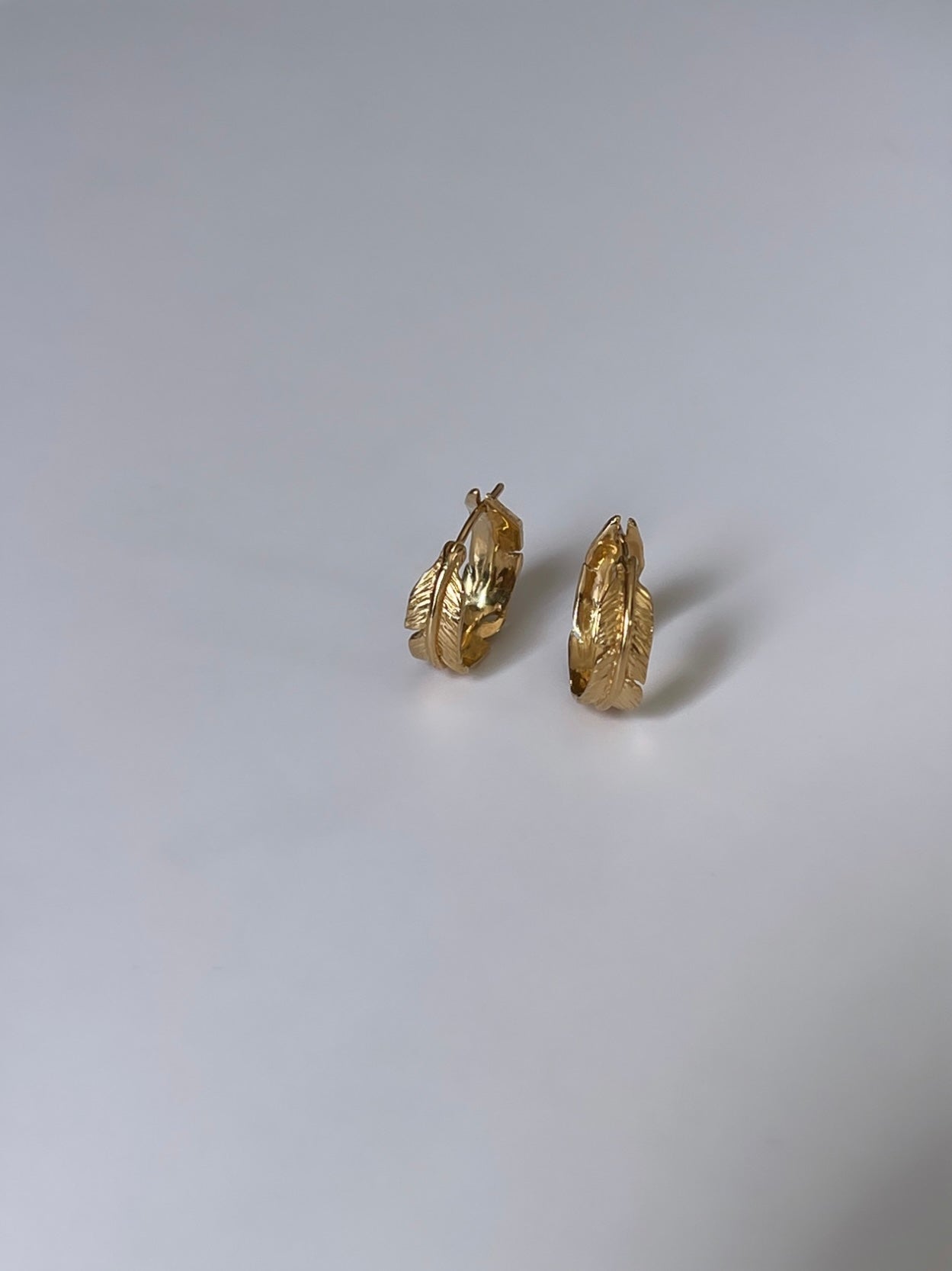 Eagle feather earrings