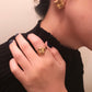 Twill weave ring