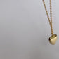 Round heart necklace