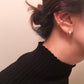 Round earrings