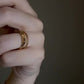 Birthstone reeding ring