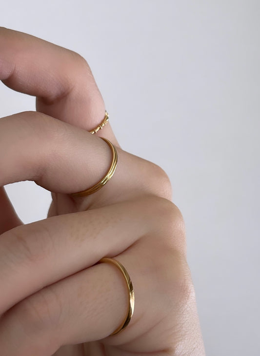 Double circle ring