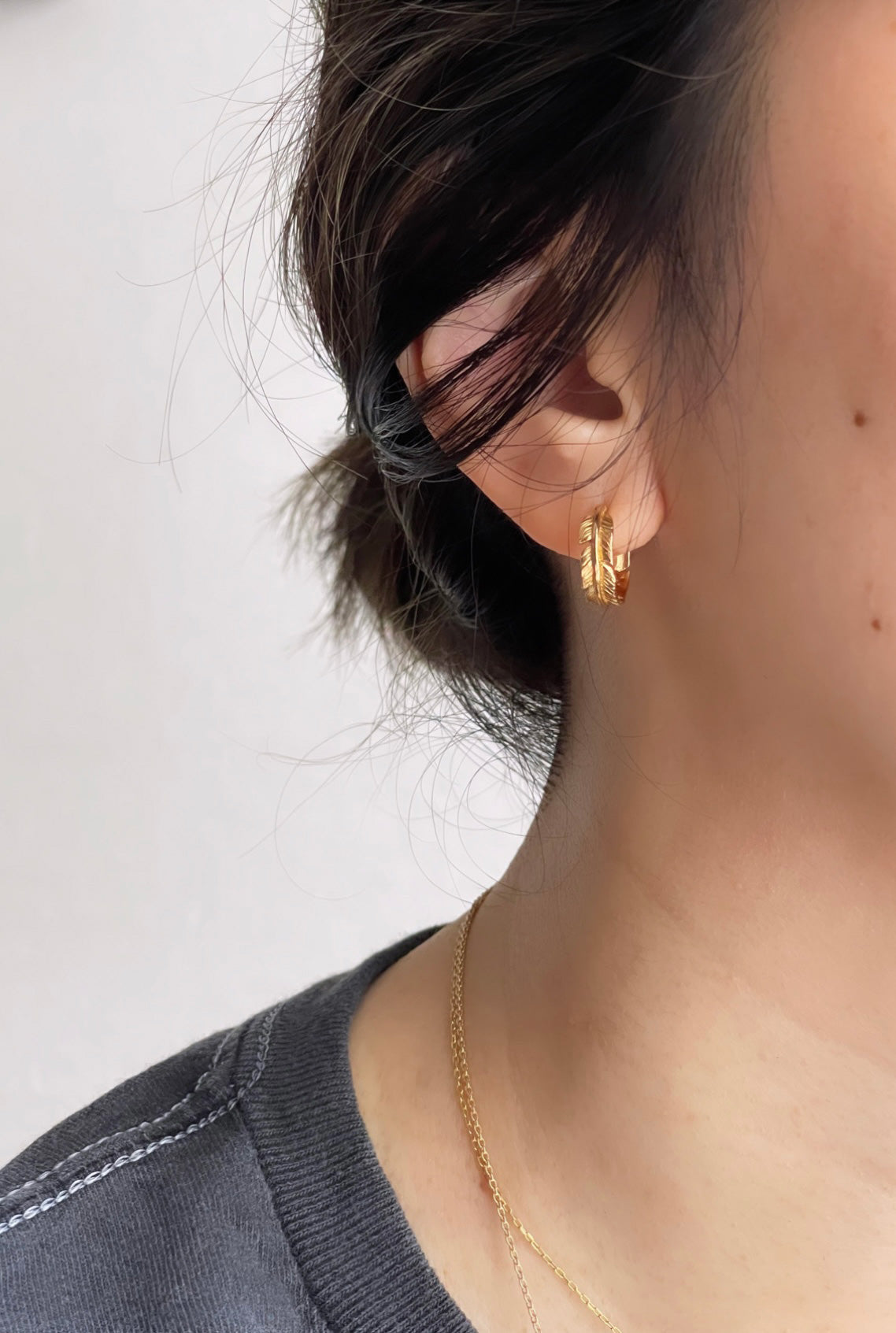 Eagle feather earrings