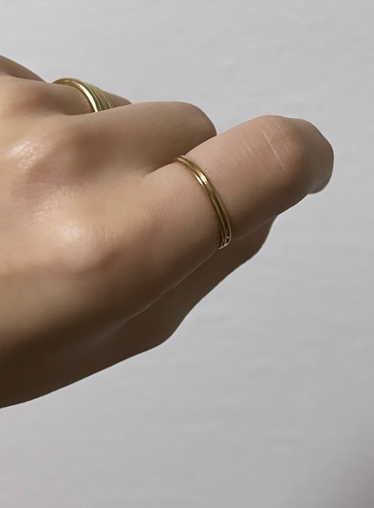 Double circle ring