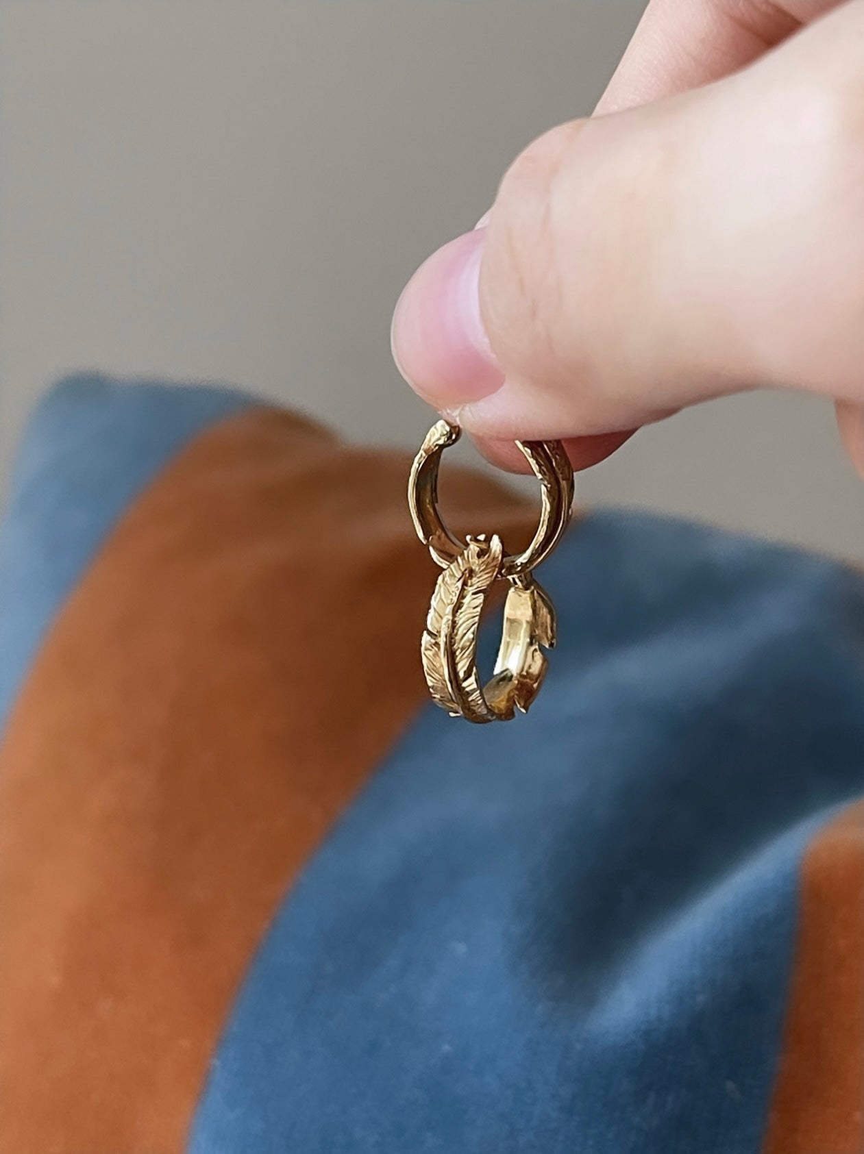Eagle feather earrings
