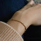 Rhombus cut chain bracelet