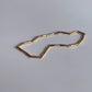 Rhombus cut chain bracelet