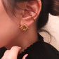 Twill weave earrings