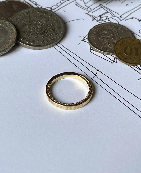 Coin edge ring