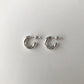 Round earrings
