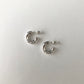 Round earrings