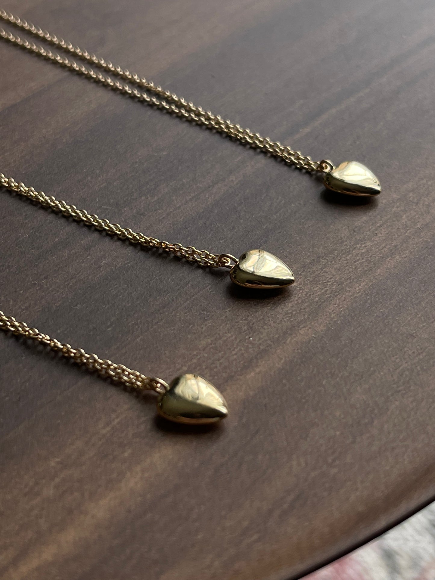 Round heart necklace