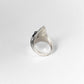 Black spinel star ring