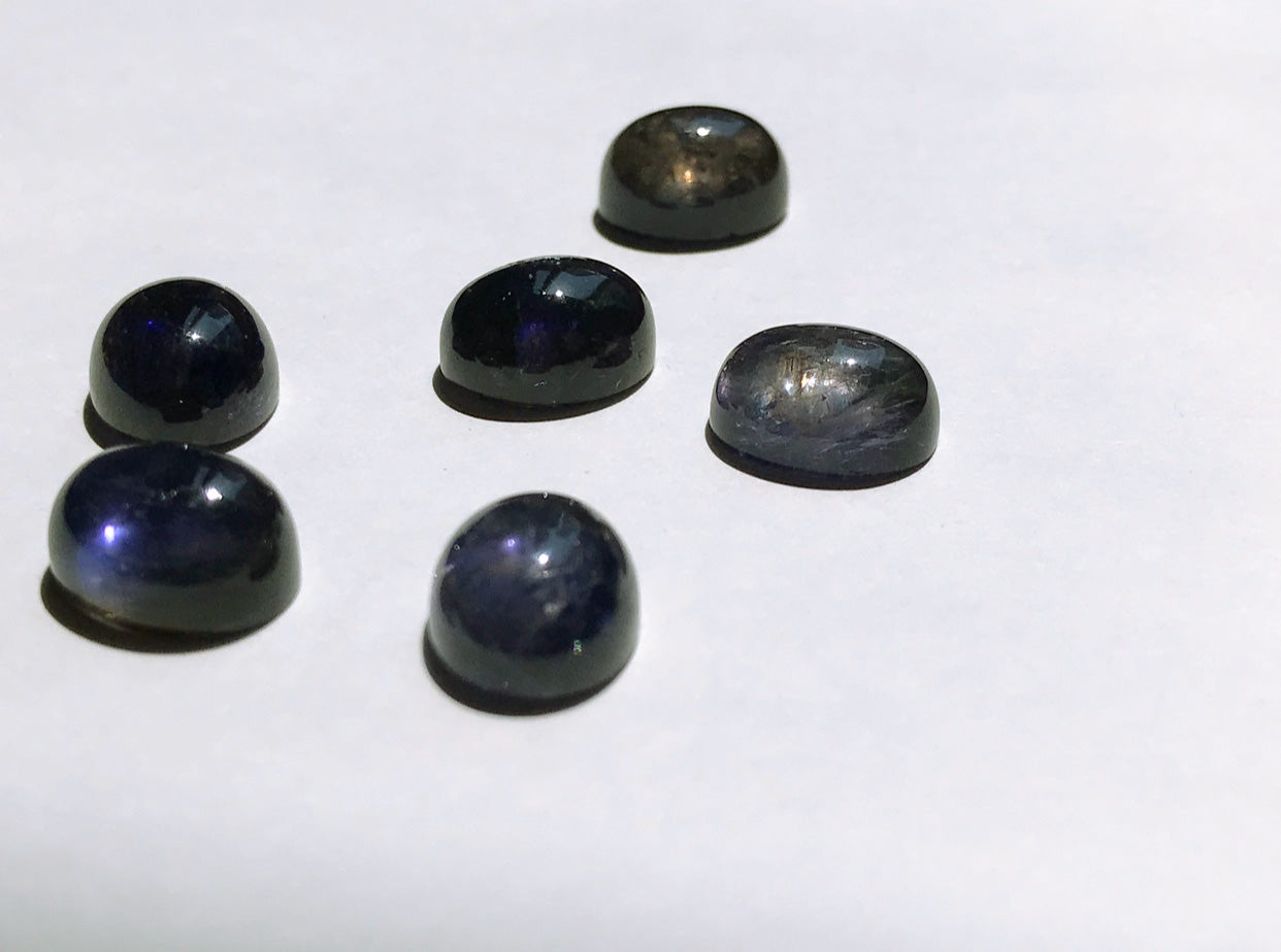 Iolite wide ring