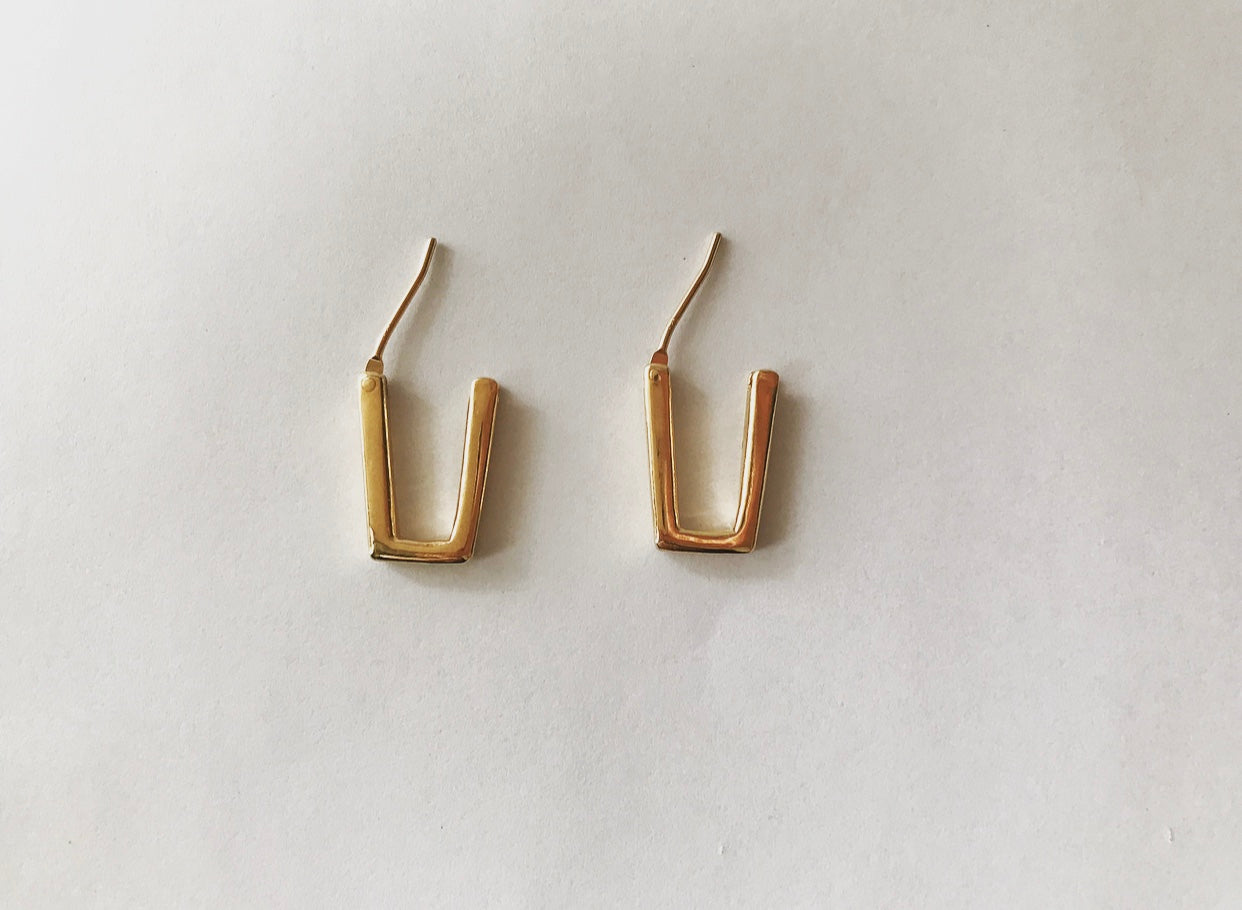 Trapezoid earrings