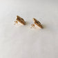 Twill weave earrings