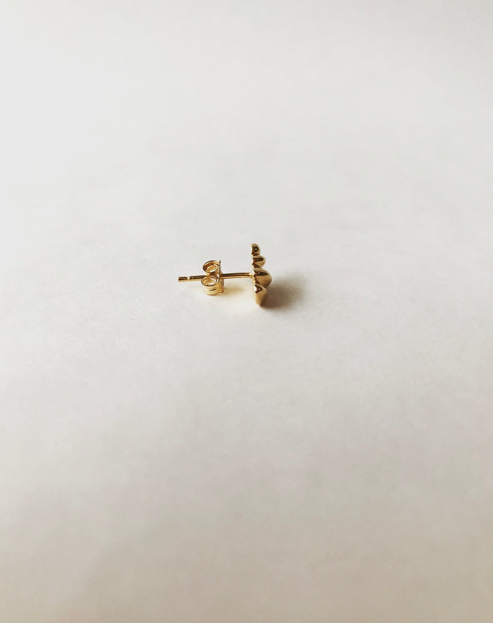 Twist dome earrings