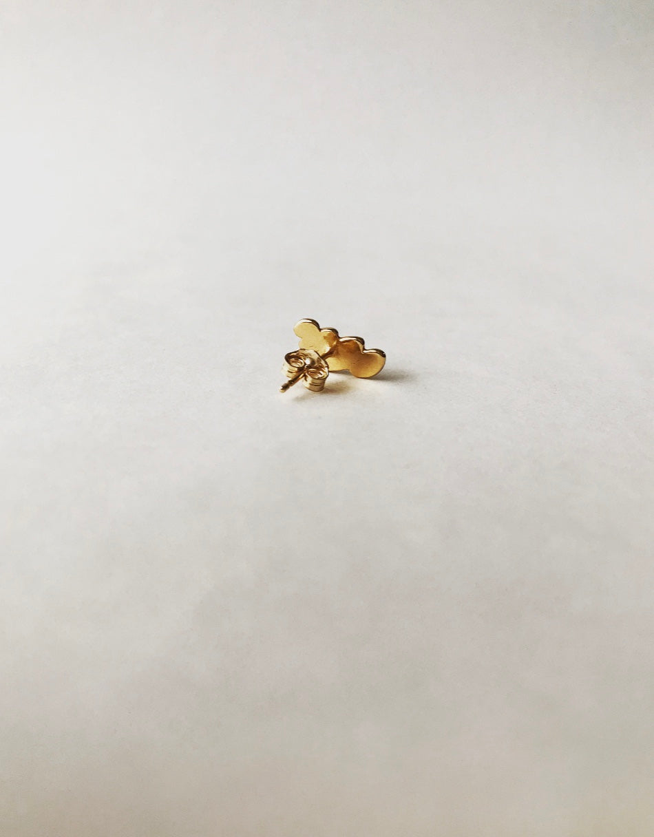Twist dome earrings