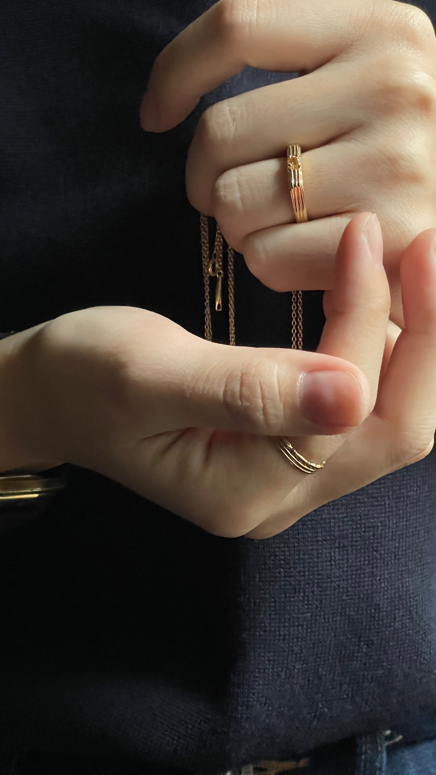 Double circle ring