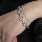 Chunky oval bracelet