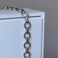 Chunky oval bracelet