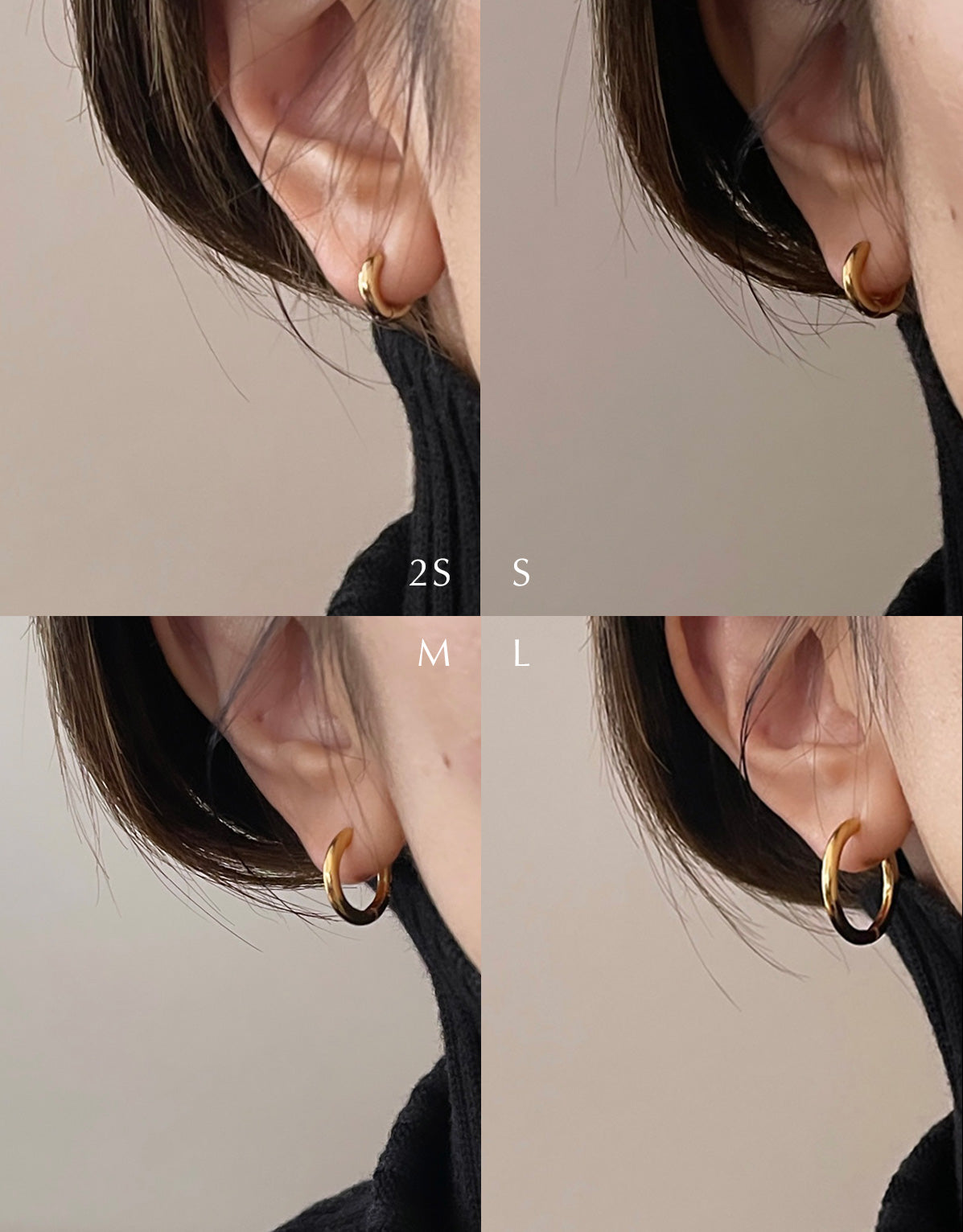 Hoop earrings [2S] – NUMBERTWO