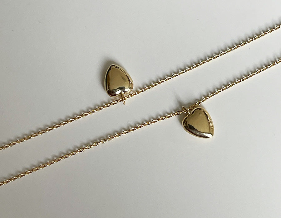 Round heart necklace