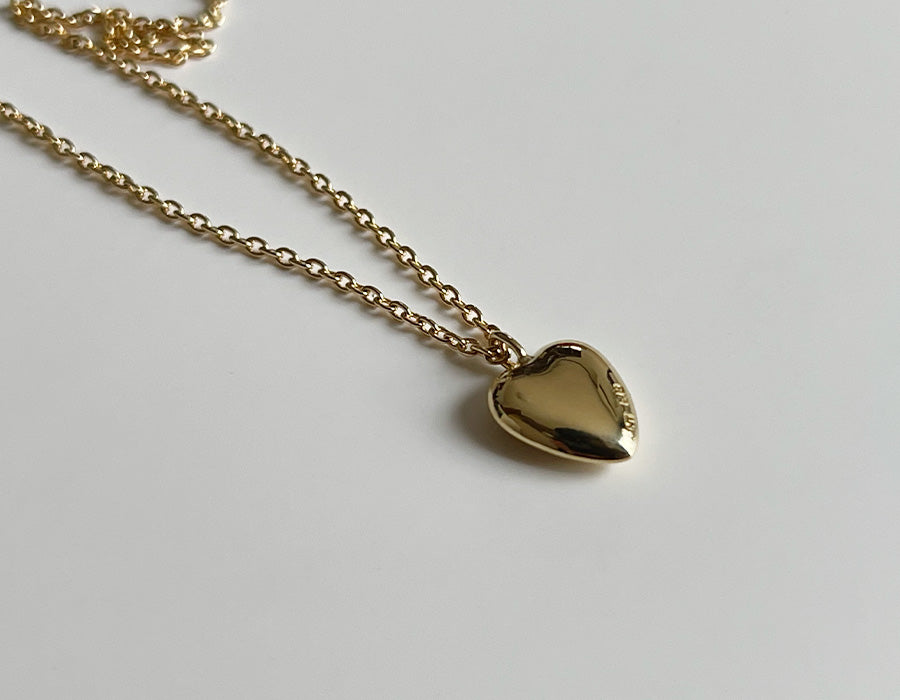 Round heart necklace