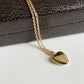 Round heart necklace