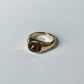Smoky quartz oval ring